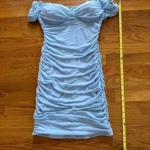 Windsor ruched strapless dress